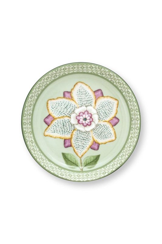 PiP Lily & Lotus Light Green Teskål 9 cm