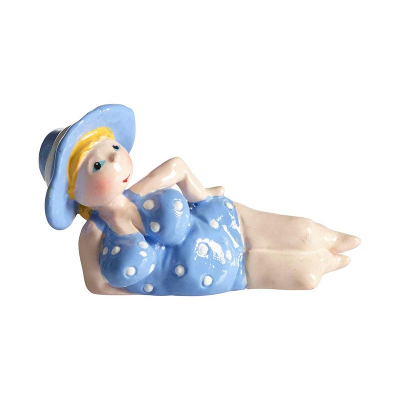 Milla badedame, blå, L:7 cm