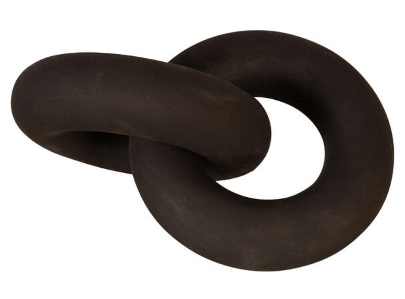 Knute sort matt 18x11x9cm