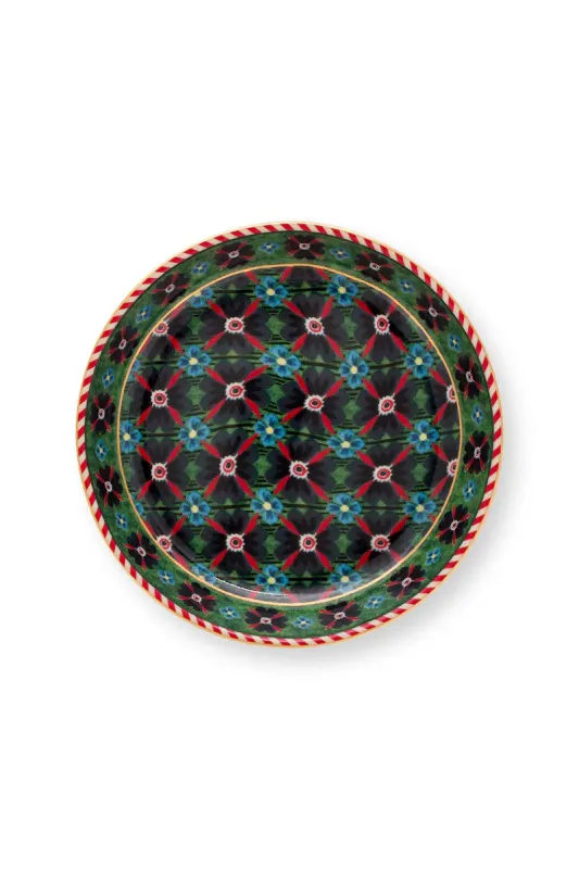 PiP Clover Green skål til teposer, Ø:9 cm