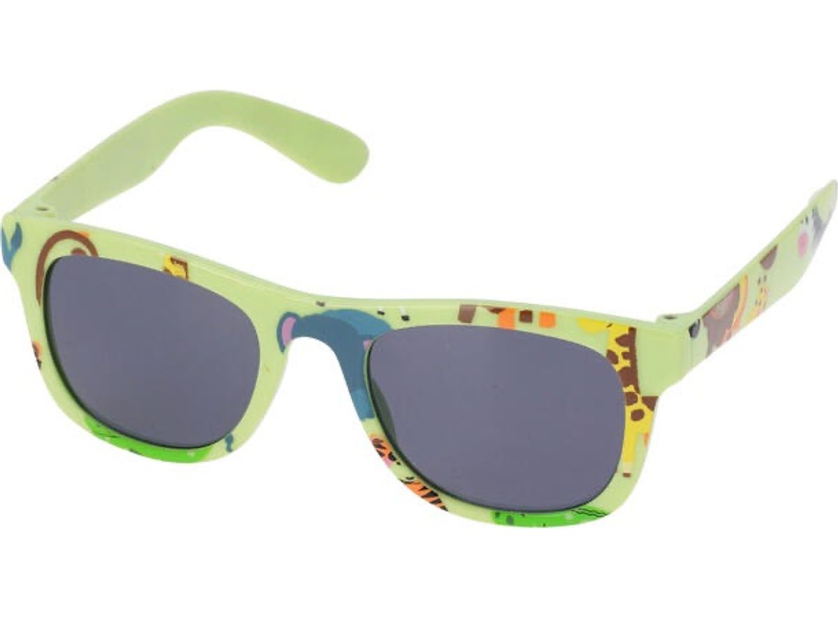 Solbriller barn 12x12x3cm med stoffpose  6ass