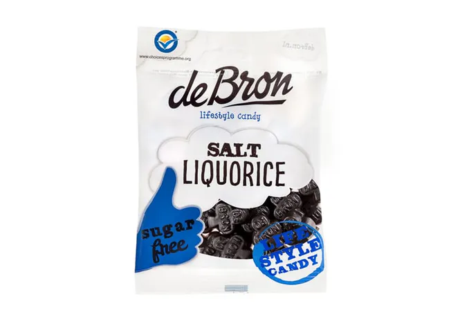 Hovedbilde Debron salt liquorice sukkerfri 100 gr