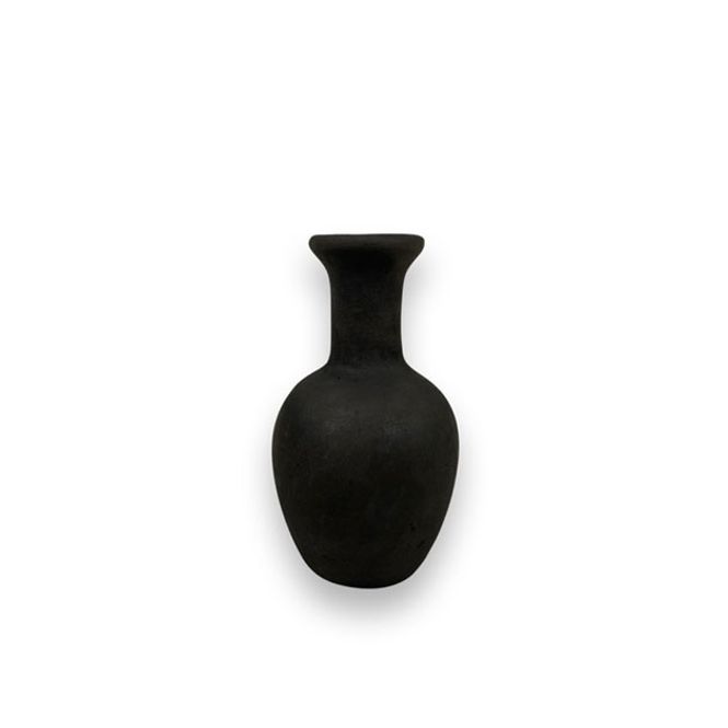 Hovedbilde Mini Vase, Terracotta, sort