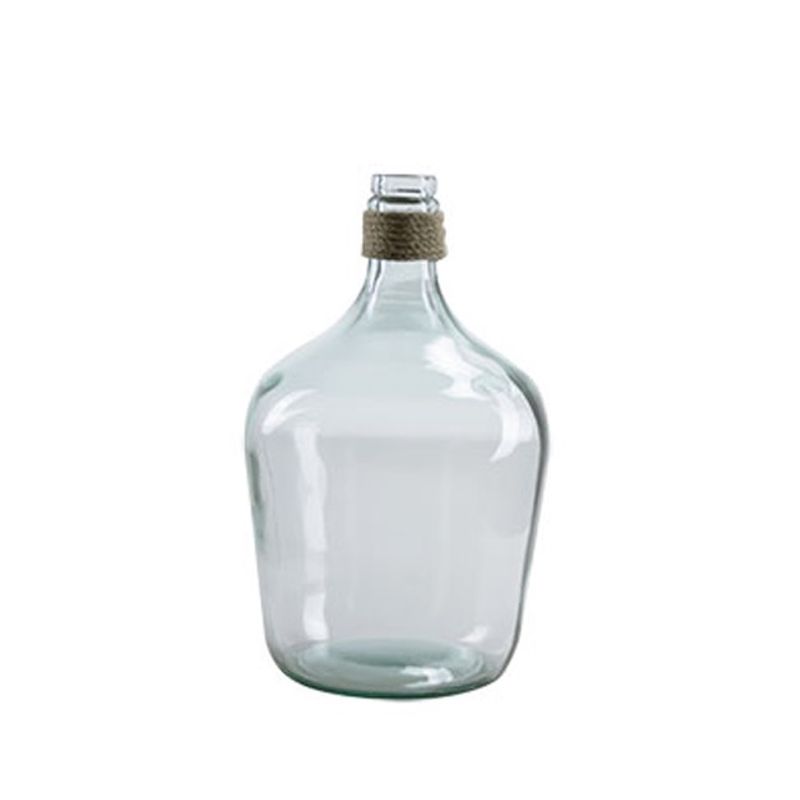 RECYCLED GLASS VASE JEANNE TAMP CLEAR