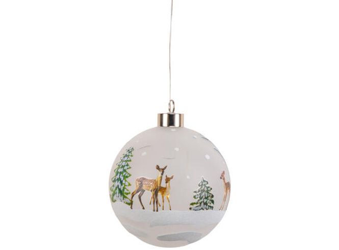 Hovedbilde Kule LED-lys henge dådyr Ø:15cm