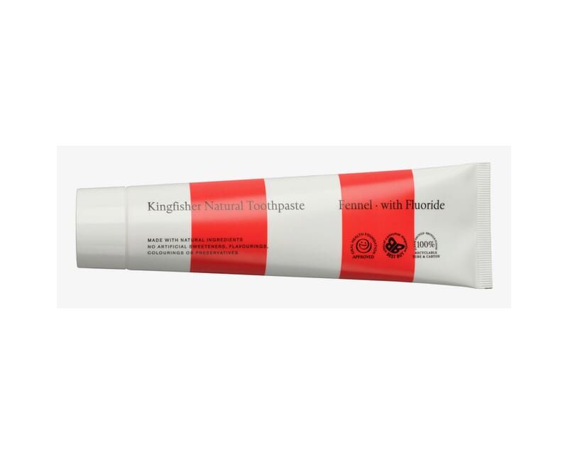 Kingfisher fennikel tannkrem med fluor 100ml