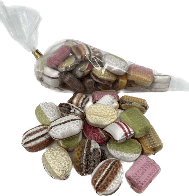 Hovedbilde Fylte drops med sjokolade 120 gr