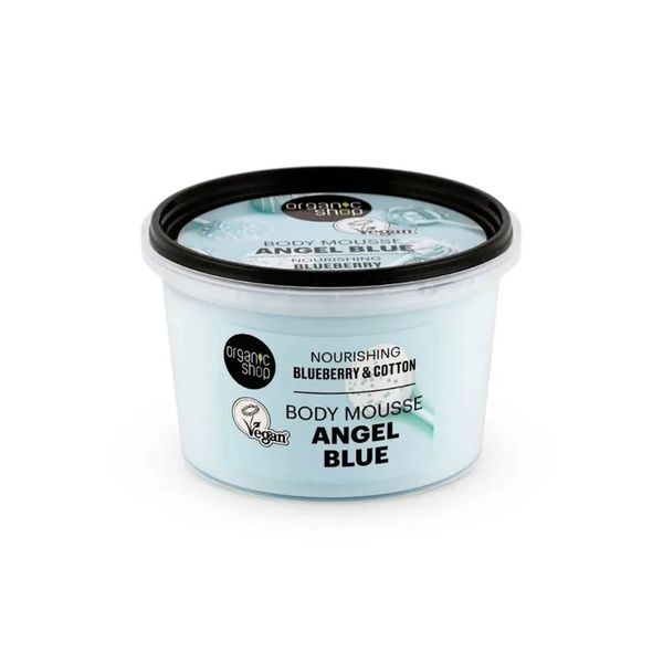 Hovedbilde Organic Shop body mousse angel blue 250 ml