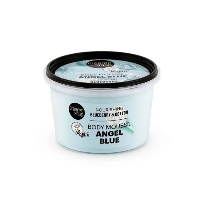 Hovedbilde Organic Shop body mousse angel blue 250 ml