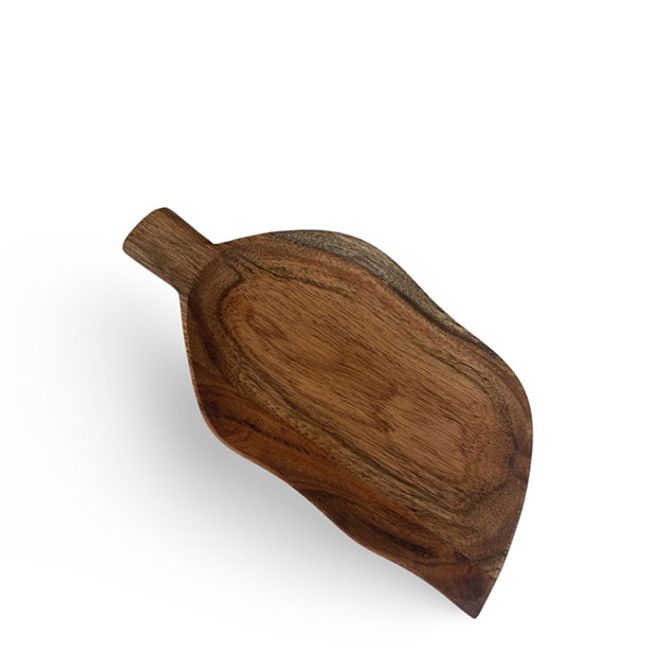 Hovedbilde WOODY SERVING PLATE LEAF 2
