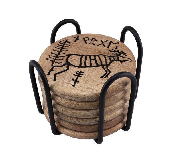 Hovedbilde Antikk glassbrikker av tre, F-design