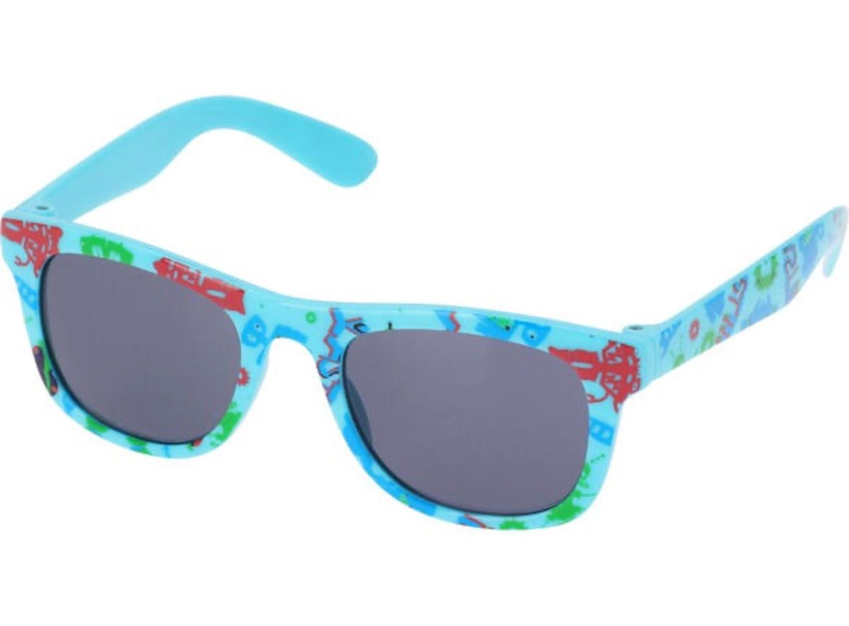 Solbriller barn 12x12x3cm med stoffpose  6ass