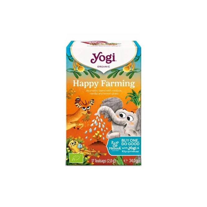 Hovedbilde Yogi Tea happy farming 17 poser
