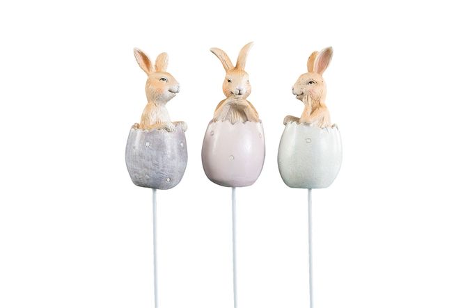 Hovedbilde Hare i egg på pinne 