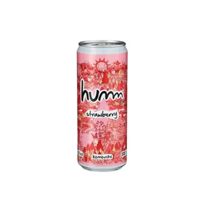 Hovedbilde Humm Kombucha Jordbær 330ml