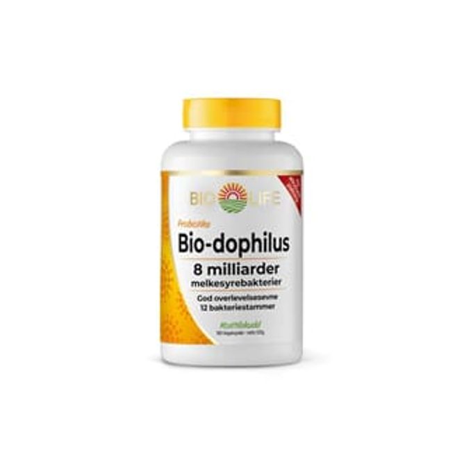 Hovedbilde Bio Life Bio-dophilus 180 kapsler