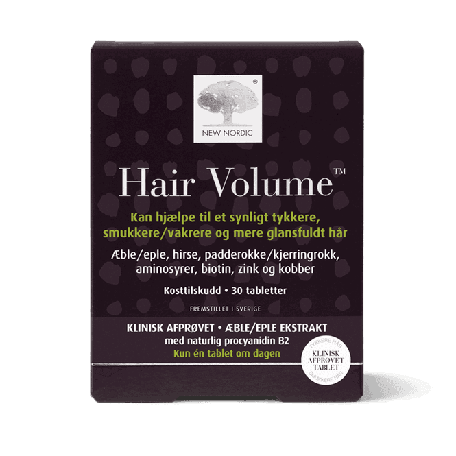 Hovedbilde New Nordic Hair Volume 30tabs - for tykkere hår