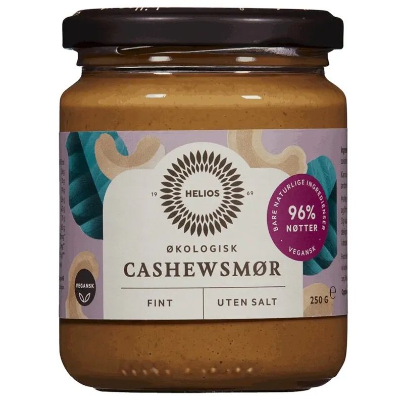 Helios cashewnøttsmør 250 g