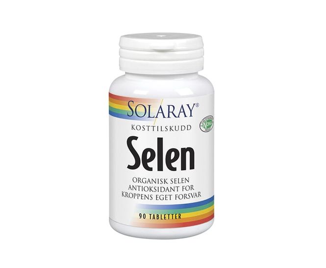Hovedbilde Solaray selen 100 µg 90 tabletter