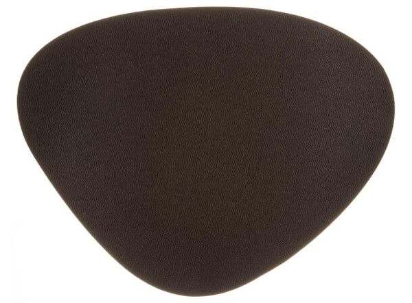 Hovedbilde Bordbrikke PU-skinn oval 41x32cm sort