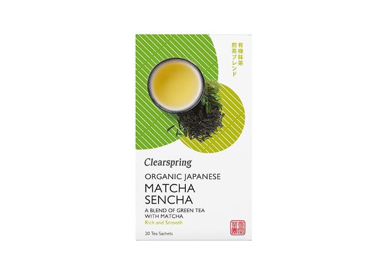 Clearspring japansk grønn matcha te 20 poser økologisk