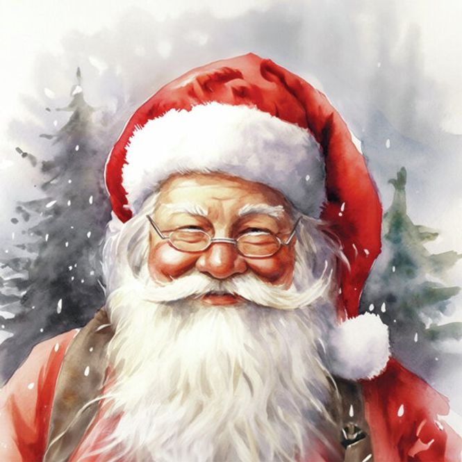 Hovedbilde Servietter Lunsj Happy Santa