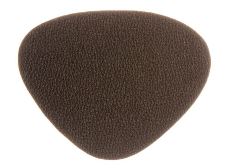 Glassbrikke PU-skinn 11,5x9cm sort 6 stk