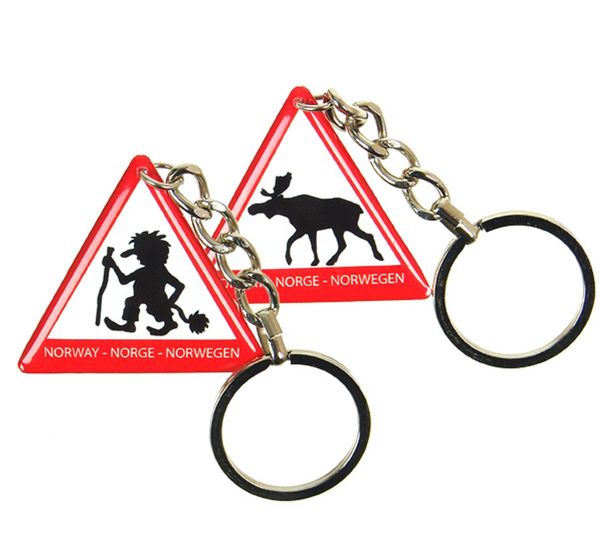 Hovedbilde Nøkkelring, troll- og elgskilt
