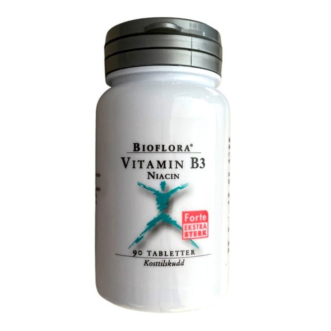 Hovedbilde Bioflora vitamin B3 400 mg 90 tabletter