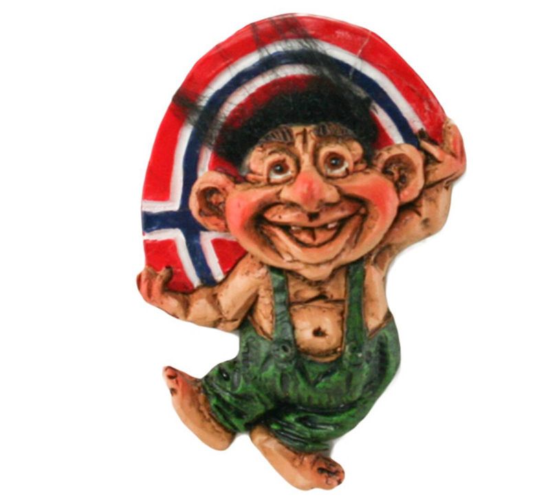 Magnet, Troll med langt flagg
