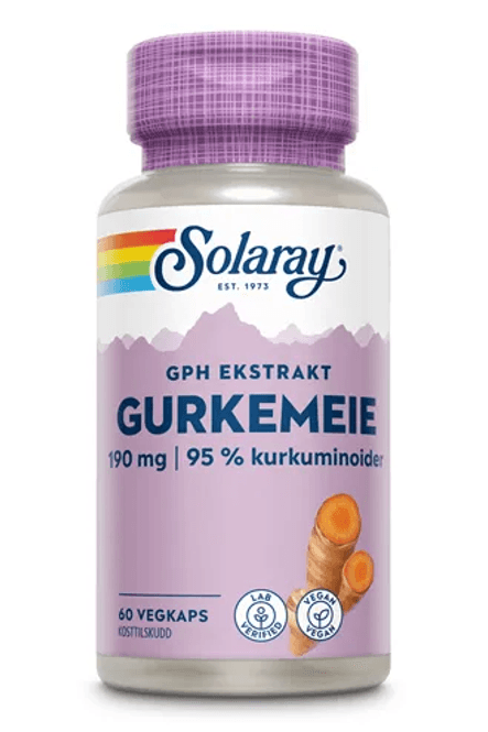 Hovedbilde Solaray Gph Gurkemeie 60 kpsl