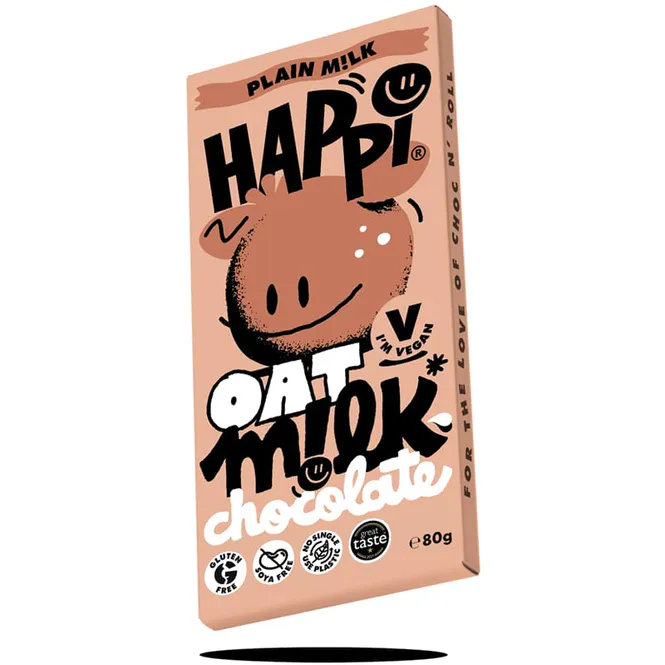 Hovedbilde Happi Oat meierifri sjokolade 80g