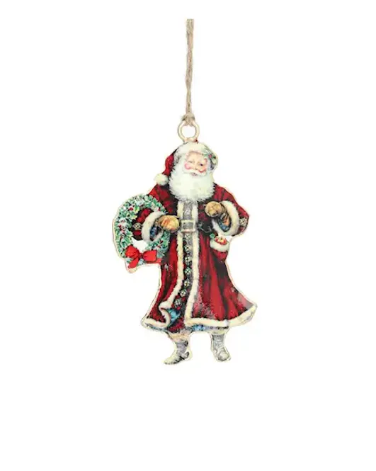 Hovedbilde Nisse i emalje, H:11 cm