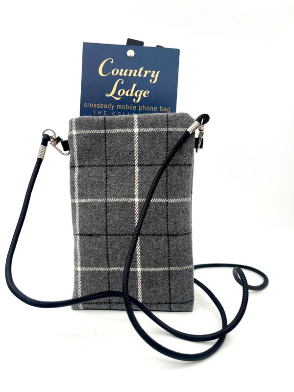 Country Lodge - Mobilveske Grå/hvit