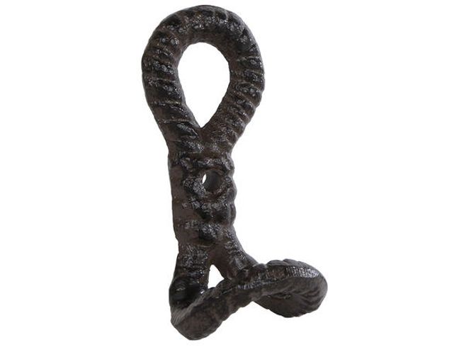 Hovedbilde Krok tau antikkbrun metall 4x4,5x9 cm
