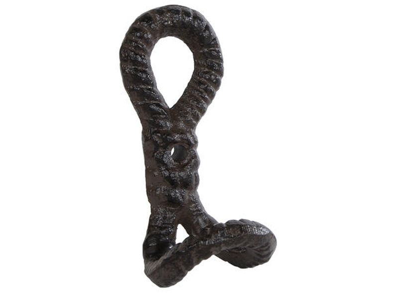 Krok tau antikkbrun metall 4x4,5x9 cm