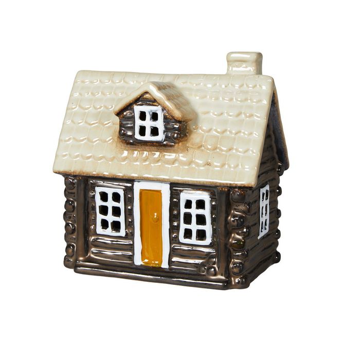 Hovedbilde Hus Telysestake, 17x10x17cm keramik