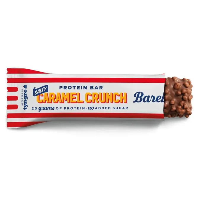 Hovedbilde Barebells Salty Caramel Crunch Proteinbar 55gr