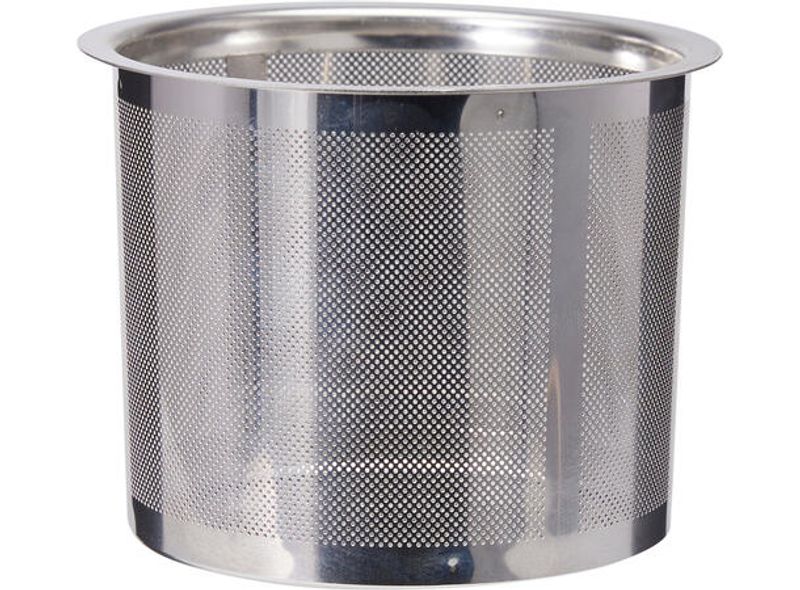Tekanne brunt jern m/stål 16x14,5x10,5cm