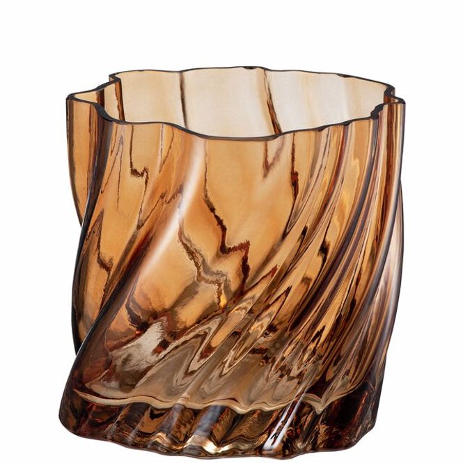 Hovedbilde WENDY Lyslykt D15,5 H16,5 cm amber