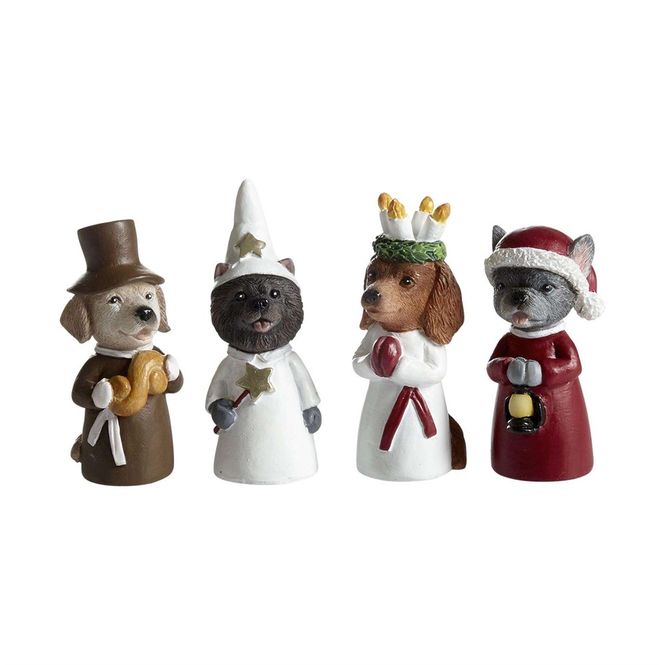 Hovedbilde Lucia 4-pack, dogs H.4,8-5,8cm