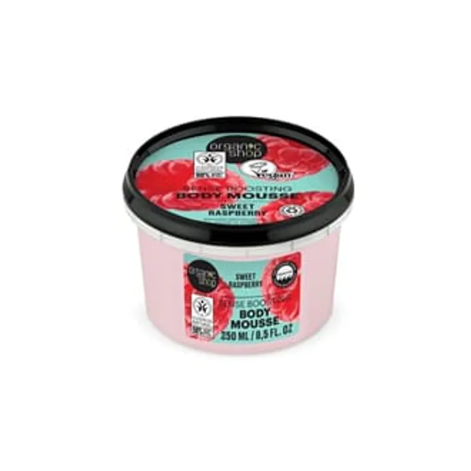 Hovedbilde Organic Shop body mousse sweet raspberry 250 ml