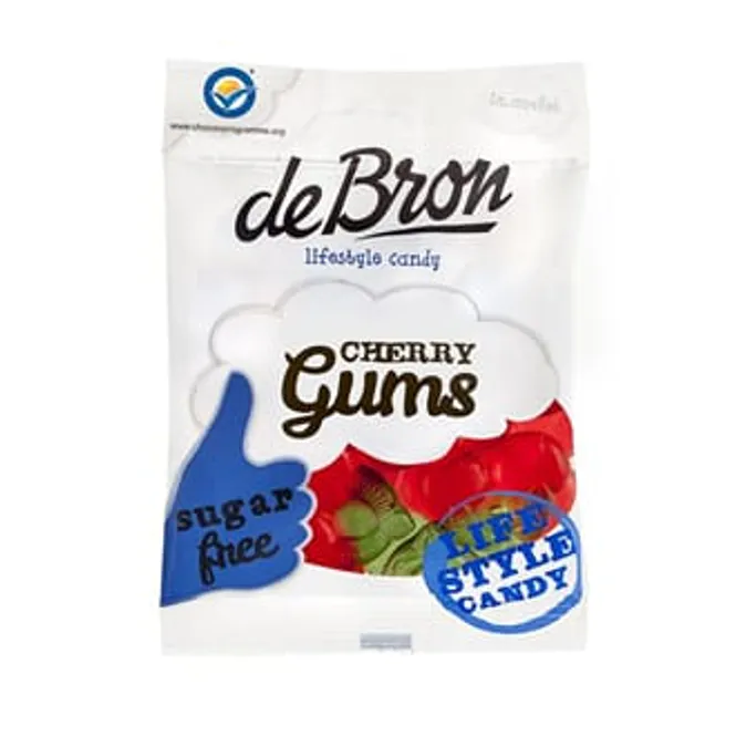 Hovedbilde Debron cherry gums 90 gr