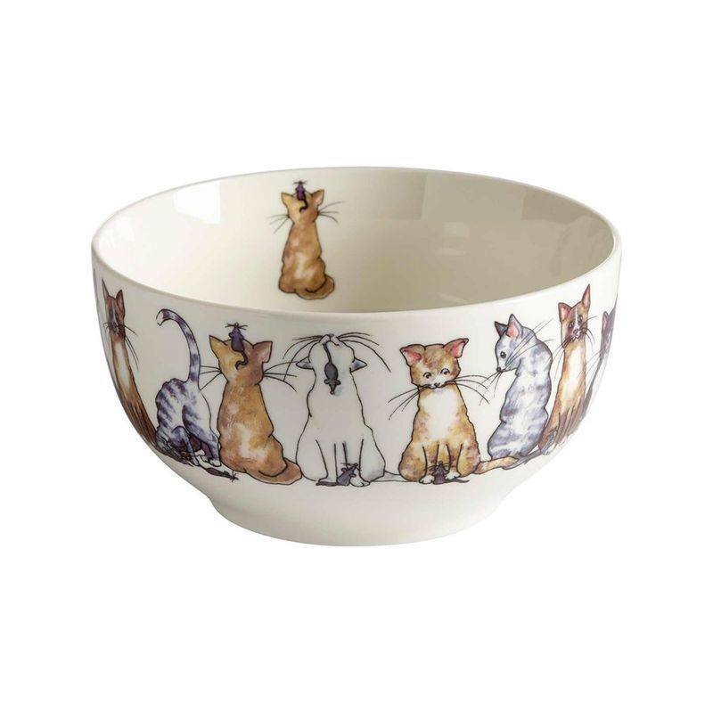 Skål Katt Ø13cm, H.7cm, 40cl