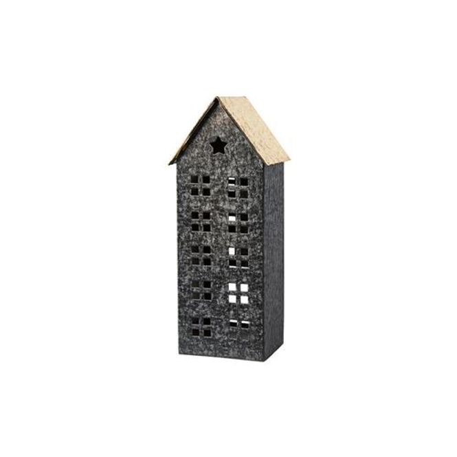 Hovedbilde Hus Telysestake 7 x 6 x 18 cm, metall