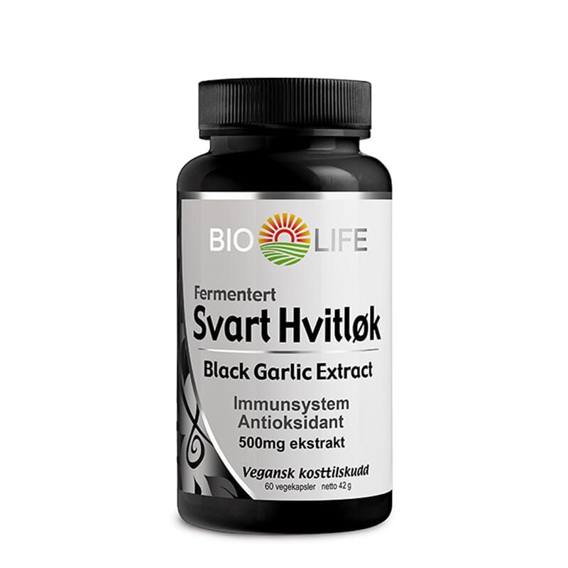 Bio-Life fermentert svart hvitløk 60 kapsler