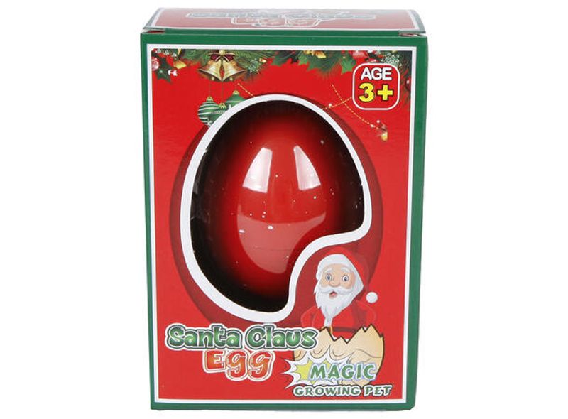 Egg med voksende julenisse/snømann 2ass (6 cm)