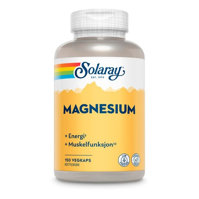 Hovedbilde Solaray magnesium 200 mg 150 kapsler