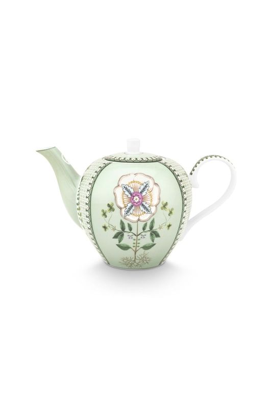 PiP Lily & Lotus Tiles Light Green Tekanne 1,6 liter