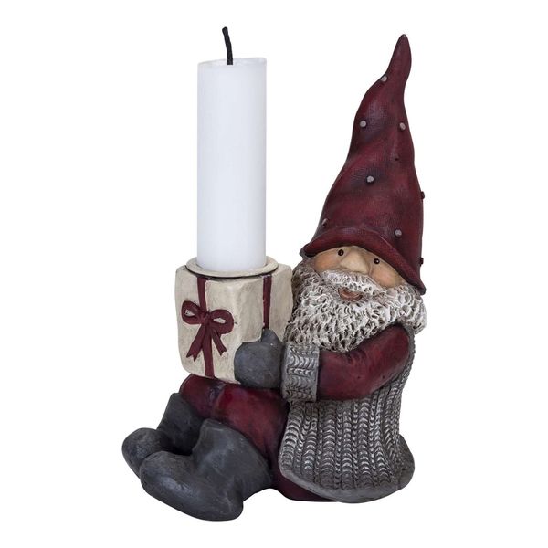Hovedbilde Lysestake Tomten Håkan, H:14,5 cm